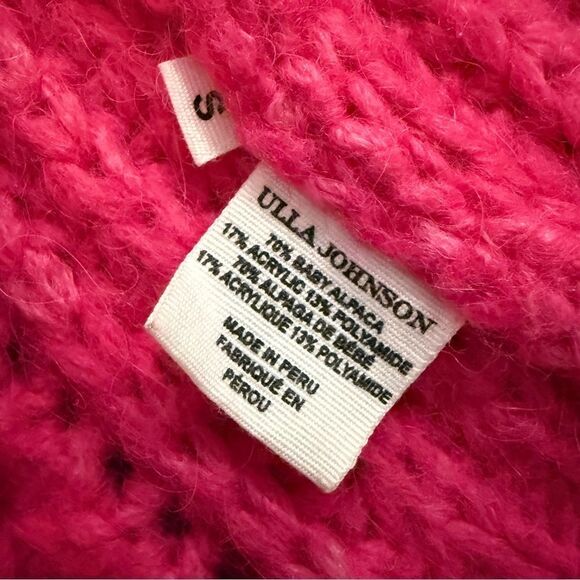 Ulla Johnson Lucille Pullover In Fuchsia In Pink - Picture 6 of 8